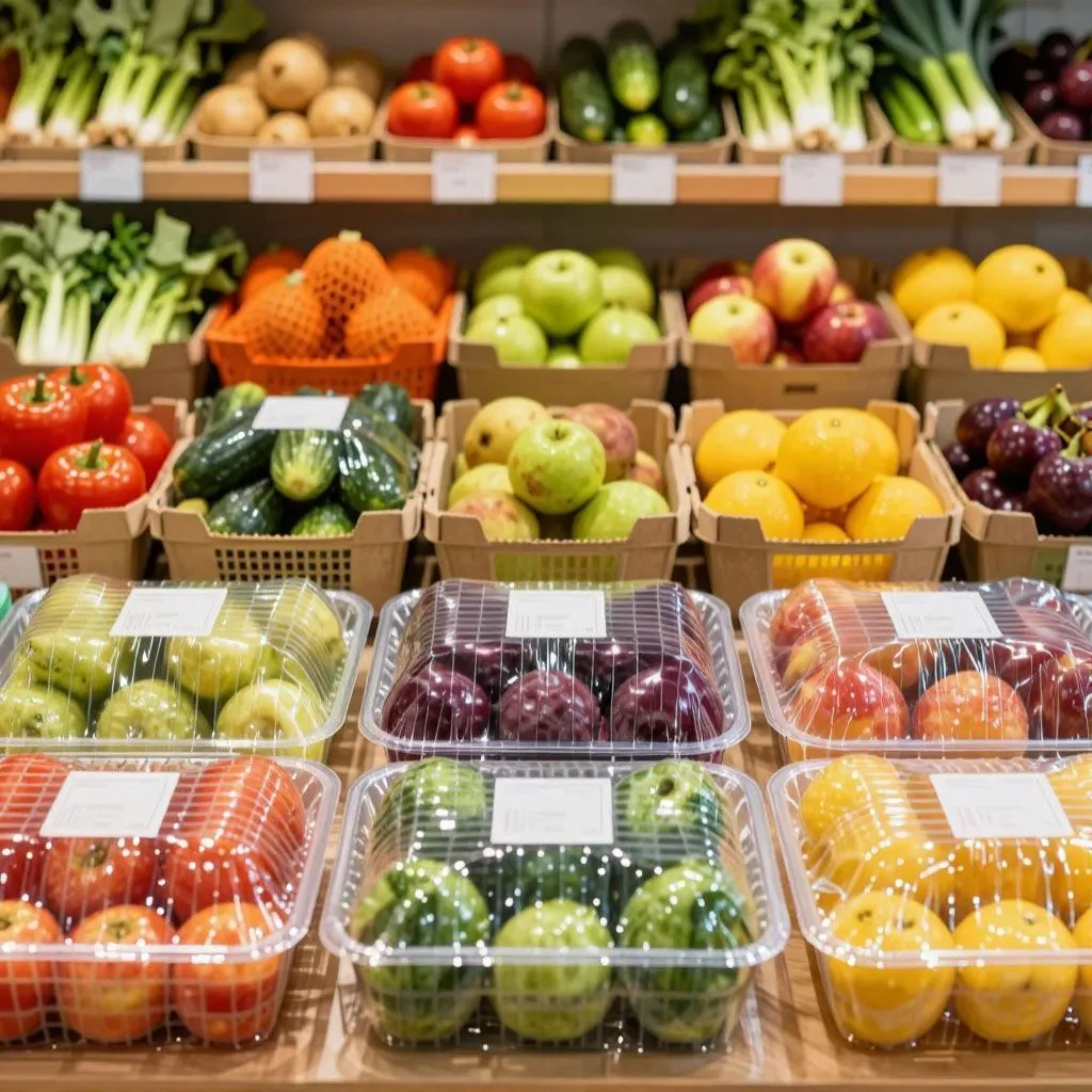 Современные методы упаковки фруктов и овощей